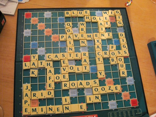 25 April: Winning Scrabble Board